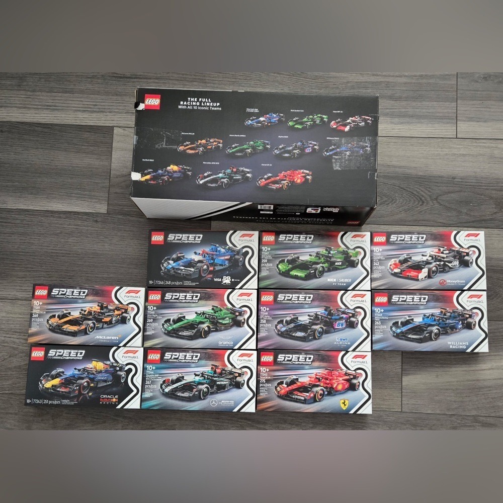 LEGO Speed Champions Ultimate Formula 1 Collector's Pack 66802 Open Box Complete